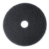 Low-Speed Stripper Floor Pad 7200, 13" Diameter, Black, 5/Carton (08375)