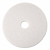 Low-Speed Super Polishing Floor Pads 4100, 13" Diameter, White, 5/Carton (08477)