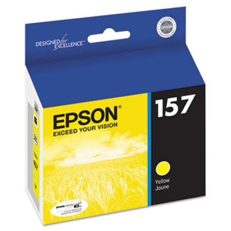 Epson T157420 (157) UltraChrome K3 Ink, Yellow