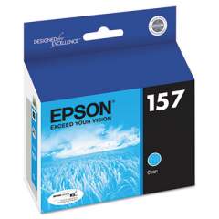 Epson T157220 (157) UltraChrome K3 Ink, Cyan