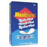 HOSPECO Maxithins Vended Sanitary Napkins #4, Maxi, 100 Individually Boxed Napkins/Carton (MT4FS)