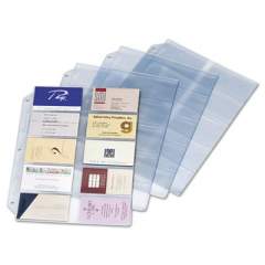 Cardinal Business Card Refill Pages, Holds 200 Cards, Clear, 20 Cards/sheet, 10/pack (7856 000)