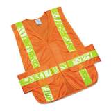 AbilityOne 8415015984873, SKILCRAFT, Safety Vest--Class 2 ANSI 107 2010 Compliant, Orange, One Size