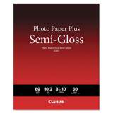 Canon Photo Paper Plus Semi-Gloss, 8 x 10, Semi-Gloss White, 50/Pack (1686B062)