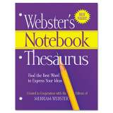 Merriam Webster Notebook Thesaurus, Three-Hole Punched, Paperback, 80 Pages (FSP0573)
