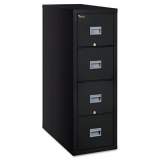 Patriot by FireKing Insulated Fire File, 1-Hour Fire Protection, 4 Legal-Size File Drawers, Black, 20.75" x 31.63" x 52.75" (4P2131CBL)