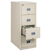 Patriot by FireKing Insulated Fire File, 1-Hour Fire Protection, 4 Letter-Size File Drawers, Parchment, 17.75 x 31.63 x 52.75 (4P1831CPA)