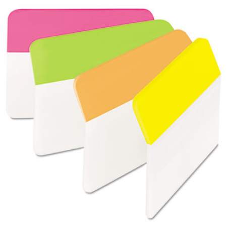 Post-it Tabs 2" Angled Tabs, 1/5-Cut Tabs, Assorted Brights, 2" Wide, 24/Pack (686APLOY)