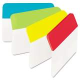 Post-it Tabs 2" Angled Tabs, 1/5-Cut Tabs, Assorted Colors, 2" Wide, 24/Pack (686AALYR)