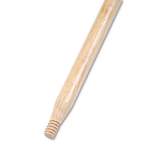 Boardwalk Heavy-Duty Threaded End Lacquered Hardwood Broom Handle, 1 1/8" Dia. x 60 Long (137)