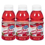 Ocean Spray 100% Juice, Cranberry, 10oz Bottle, 6/Pack (00066)