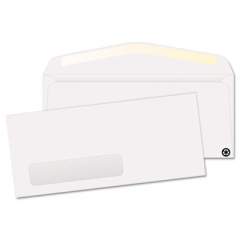 Quality Park Window Envelope, #10, Commercial Flap, Gummed Closure, 4.13 x 9.5, White, 500/Box (21316)