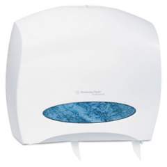Kimberly-Clark Professional JRT Jr. Escort Jumbo Roll Bath Tissue Dispenser, 16 x 5.75 x 13.88, Pearl White (09508)