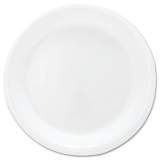 Dart Mediumweight Foam Dinnerware, Plates, 6" dia, White, 125/Pack (6PWQRPK)