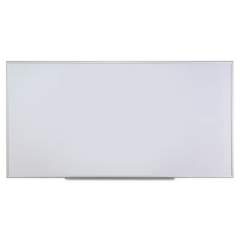 Universal Dry Erase Board, Melamine, 96 x 48, Satin-Finished Aluminum Frame (43627)