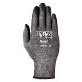 AnsellPro HyFlex Foam Gloves, Dark Gray/Black, Size 10, 12 Pairs (1180110)