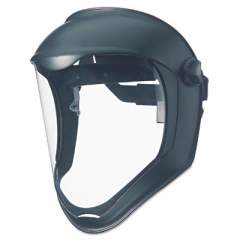 Honeywell Uvex Bionic Face Shield, Matte Black Frame, Clear Lens (S8500)