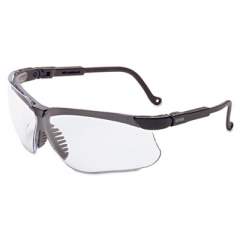 Honeywell Uvex Genesis Safety Eyewear, Black Frame, Clear Lens (S3200X)