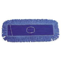 Boardwalk Mop Head, Dust, Looped-End, Cotton/Synthetic Fibers, 18 x 5, Blue (1118)
