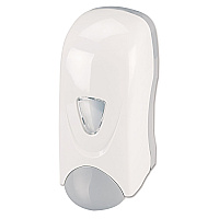 Foam-eeze Bulk Foam Soap Dispenser with Refillable Bottle, 1,000 mL, 4.88 x 4.75 x 11, White/Gray (9325)