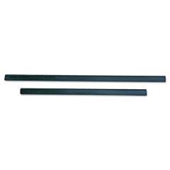 Unger ErgoTec Replacement Squeegee Blades, 12" Wide, Black Rubber, Soft, 12/Pack (RT30)