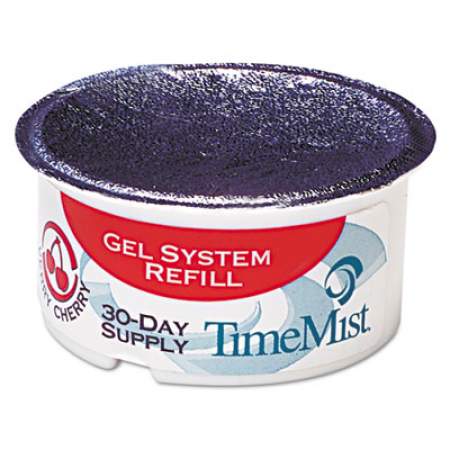 TimeMist Gel Cup Refills, Very Cherry, 2.75" dia Cup, 12/Carton (1043747)