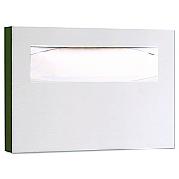 Stainless Steel Toilet Seat Cover Dispenser, ClassicSeries, 15.75 x 2 x 11, Satin Finish (221)