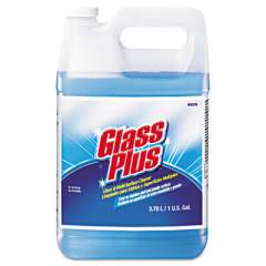 Glass Plus Glass Cleaner, Floral, 1gal Bottle, 4/Carton (94379)