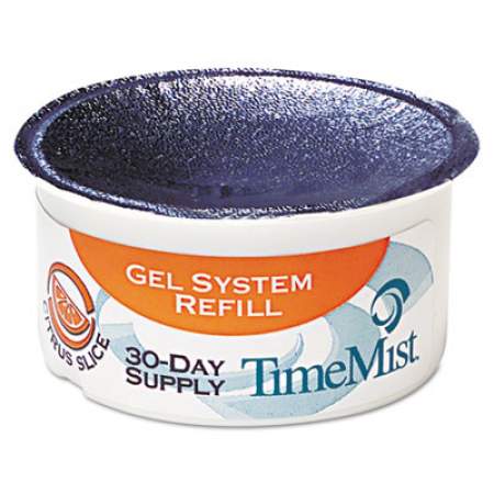 TimeMist Gel Cup Refills, Citrus Slice, 2.75" dia Cup, 12/Carton (1043744)