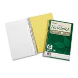 AbilityOne 7530016002020 SKILCRAFT Recycled Notebook, 3 Subject, Medium/College Rule, Green Cover, 9.5 x 6, 150 Sheets, 3/Pack
