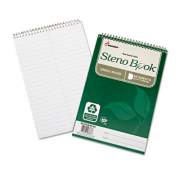 AbilityOne 7530016002029 SKILCRAFT Recycled Steno Pad, Gregg Rule, Green Cover, 60 White 6 x 9 Sheets, 6/Pack
