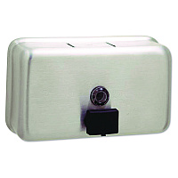 ClassicSeries Surface-Mounted Liquid Soap Dispenser, 40 oz, 8.13 x 2.75 x 4.75, Stainless Steel (2112)