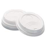 Dixie Dome Hot Drink Lids, Fits 8 oz Cups, White, 100/Sleeve, 10 Sleeves/Carton (D9538)