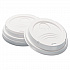 Dome Hot Drink Lids, WiseSize, Fits 8 oz Hot Cups, Plastic, White, 100/Sleeve, 10 Sleeves/Carton (D9538)