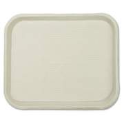 Chinet Savaday Molded Fiber Food Trays, 1-Compartment, 9 x 12 x 1, White, 250/Carton (20802)