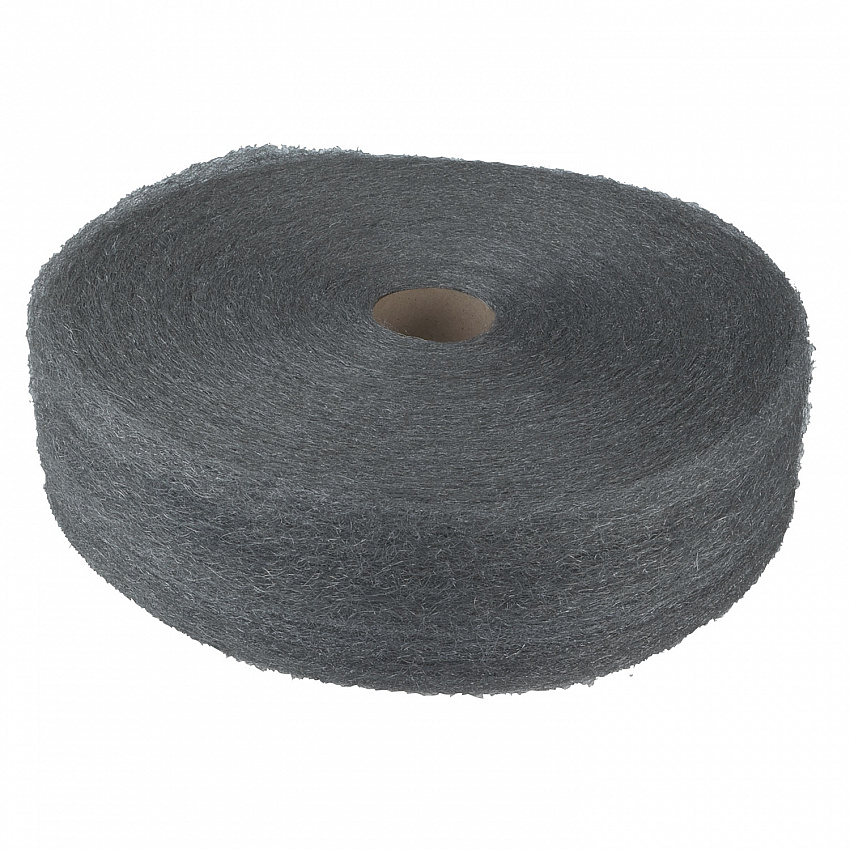 Industrial-Quality Steel Wool Reel, #1 Medium, 5 lb Reel, 6/Carton (105044)