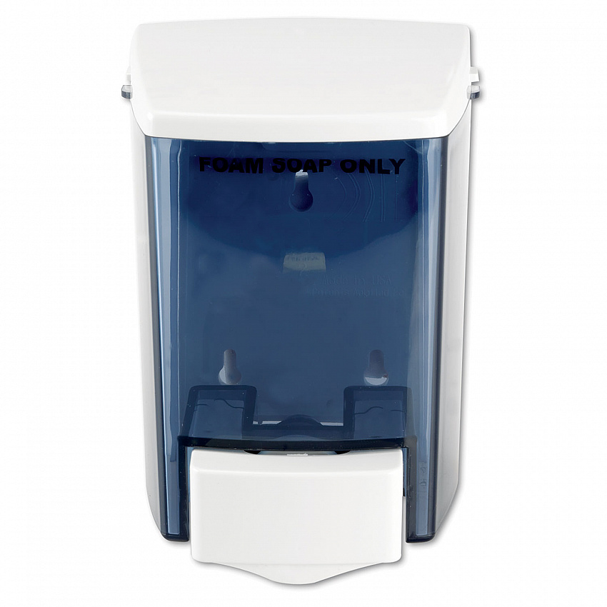 Encore Foam-eeze Bulk Foam Soap Dispenser, See Thru, 900 mL, 4.5 x 4 x 6.25, White (9335)