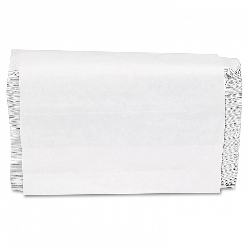 Folded Paper Towels, Multifold, 9 x 9.45, White, 250 Towels/Pack, 16 Packs/Carton (1509)
