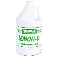 Lemon-D Dishwashing Liquid, Lemon Scent, 1 gal Bottle, 4/Carton (LEMOND)