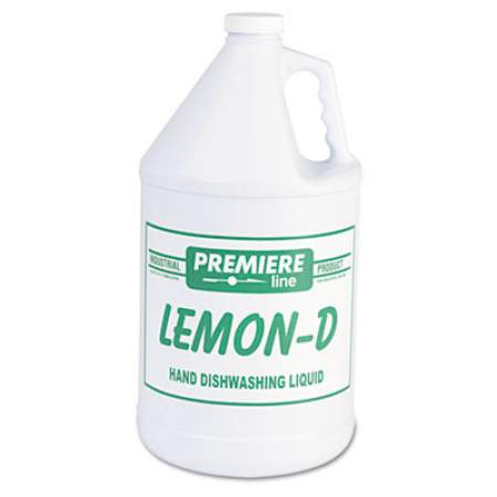 Kess Lemon-D Dishwashing Liquid, Lemon, 1 gal, Bottle, 4/Carton