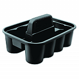Commercial Deluxe Carry Caddy, Eight Compartments, 15 x 7.4, Black (315488BLA)