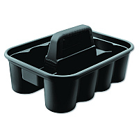 Commercial Deluxe Carry Caddy, Eight Compartments, 15 x 7.4, Black (315488BLA)