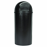 Marshal Classic Container, 25 gal, Plastic, Brown (817088BRO)