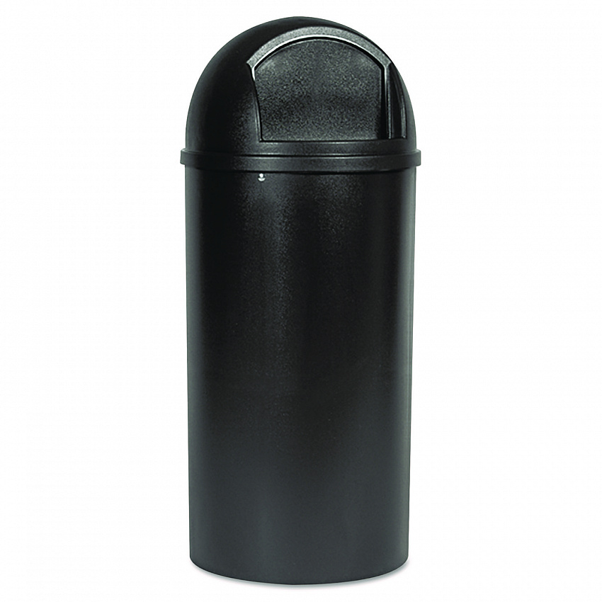 Marshal Classic Container, 25 gal, Plastic, Brown (817088BRO)