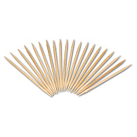 Round Wood Toothpicks, 2.5", Natural, 800/Box, 24 Boxes/Case, 5 Cases/Carton (R820)