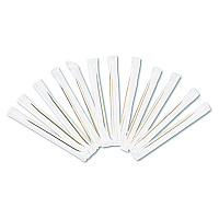 Cello-Wrapped Round Wood Toothpicks, 2.5", Natural, 1,000/Box, 15 Boxes/Carton (RIW15)