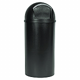 Marshal Classic Container, 15 gal, Plastic, Brown (816088BRO)
