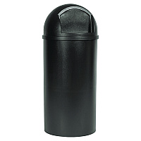 Marshal Classic Container, 15 gal, Plastic, Brown (816088BRO)