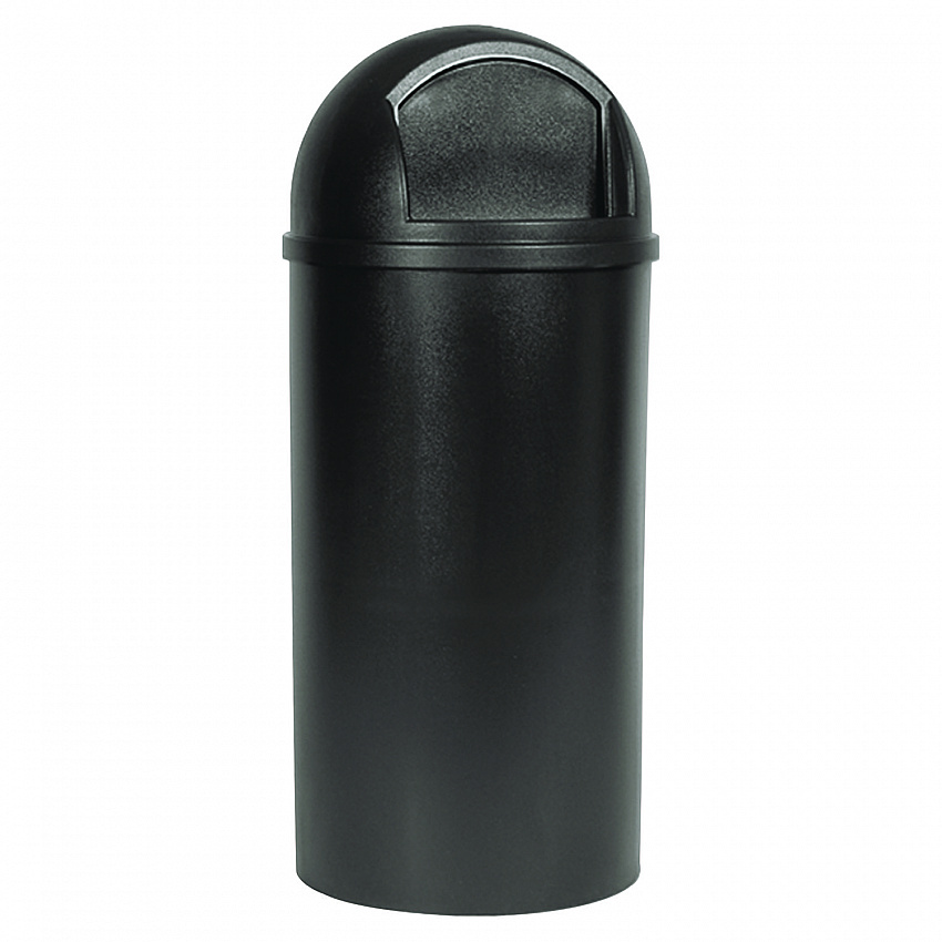 Marshal Classic Container, 15 gal, Plastic, Brown (816088BRO)
