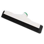 Unger Sanitary Standard Floor Squeegee, 18" Wide Blade, White Plastic/Black Rubber (PM45A)